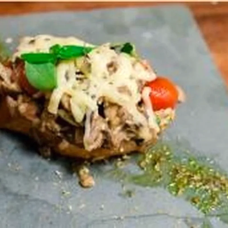 Bruschetta de Cogumelos e Parmesão